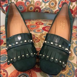 Franco Sarto Suede Block Heel